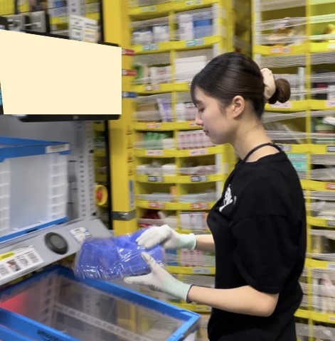アマゾン倉庫で通販商品のピッキングや梱包の作業　京田辺市